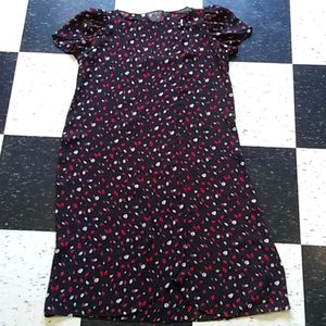 Vintage sheer wrap dress